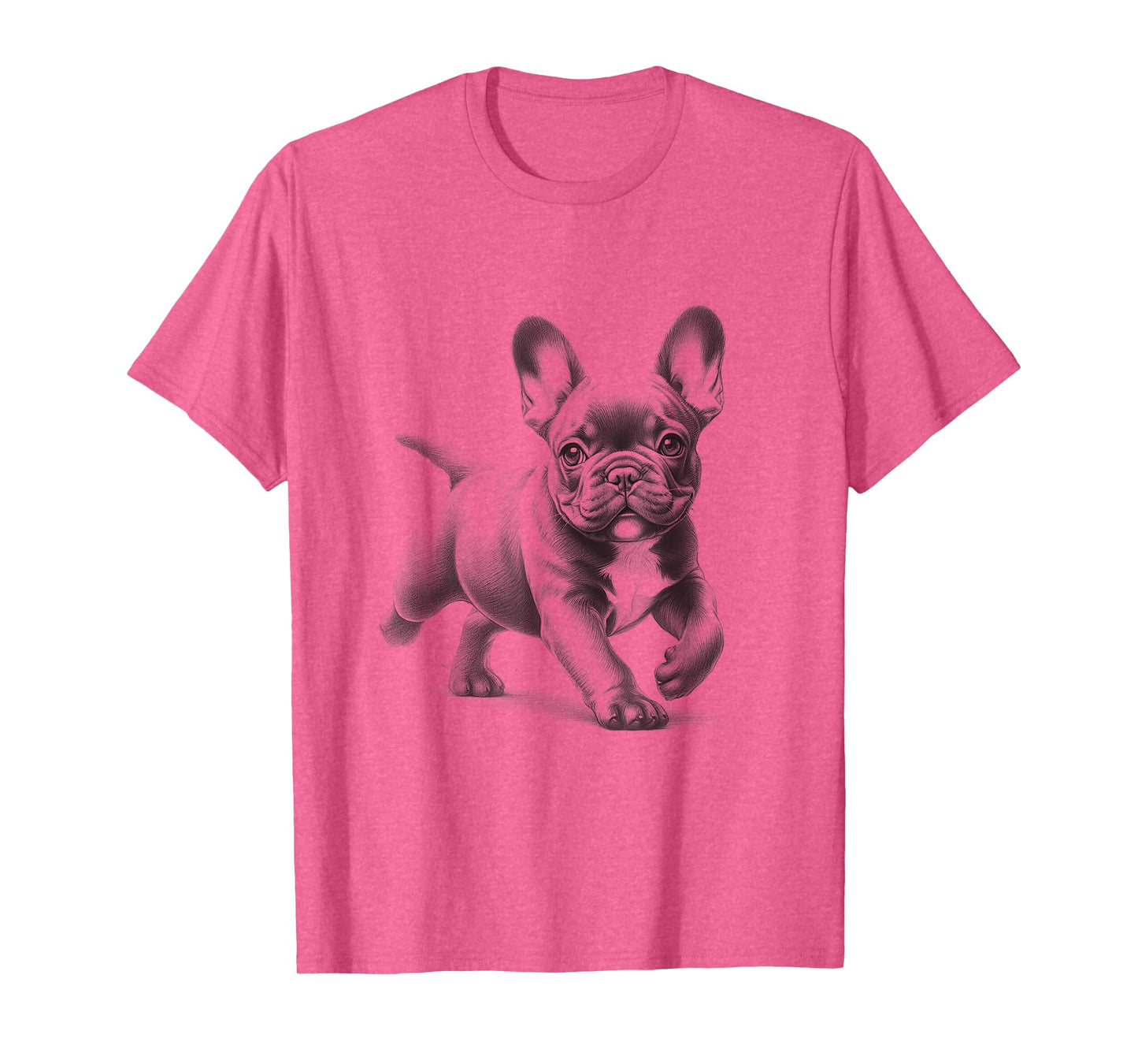 French Bulldog Running Frenchie Design For Men And Women T-Shirt
