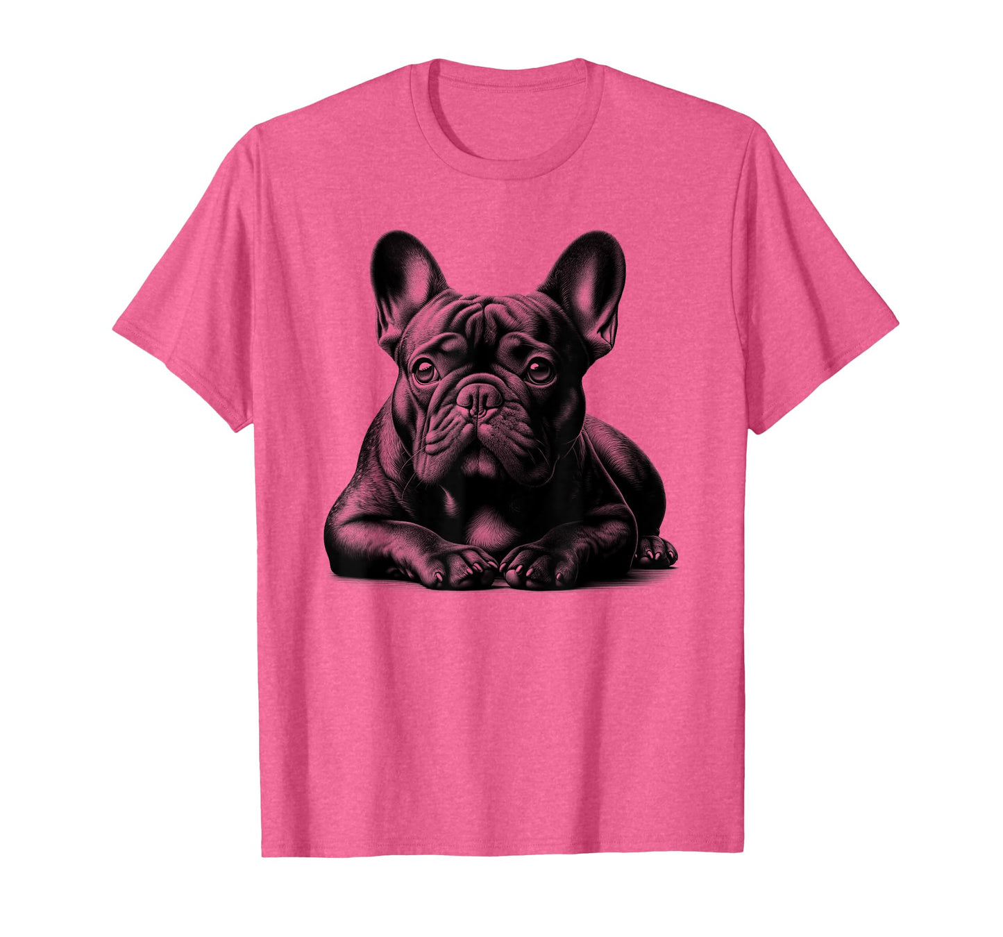 Cute French Bulldog in Lying Pose T-Shirt