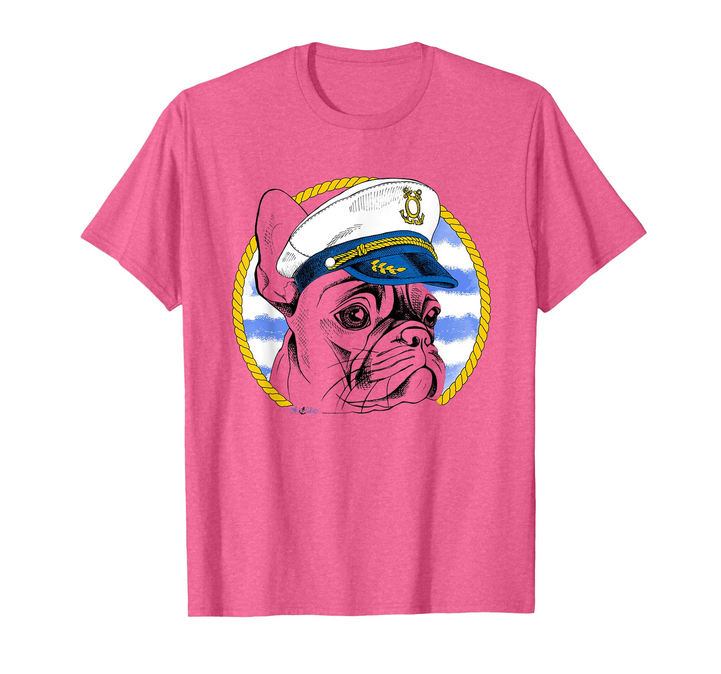 Oh Ship! Nautical French Bulldog T-Shirt