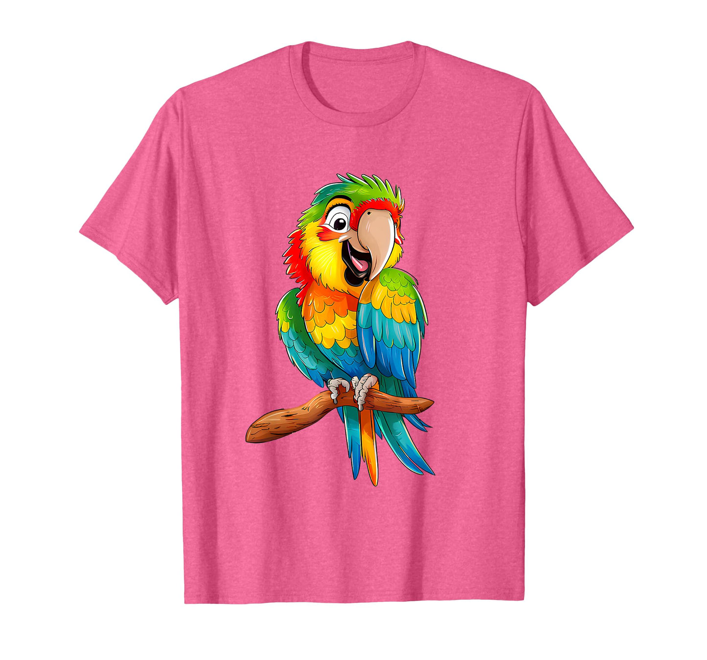 Vibrant Colorful Smiling Cute Baby Macaw T-Shirt