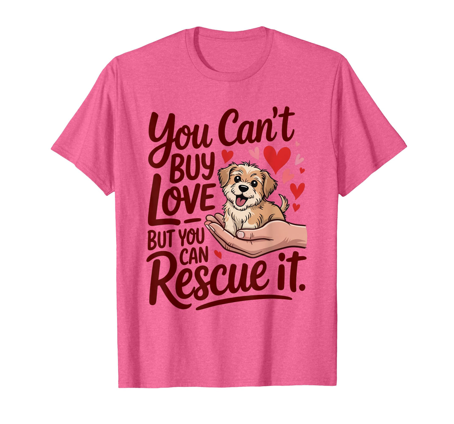 Rescue Dog Lover Dog Mom Save a Dog T-Shirt for Men Women Kids