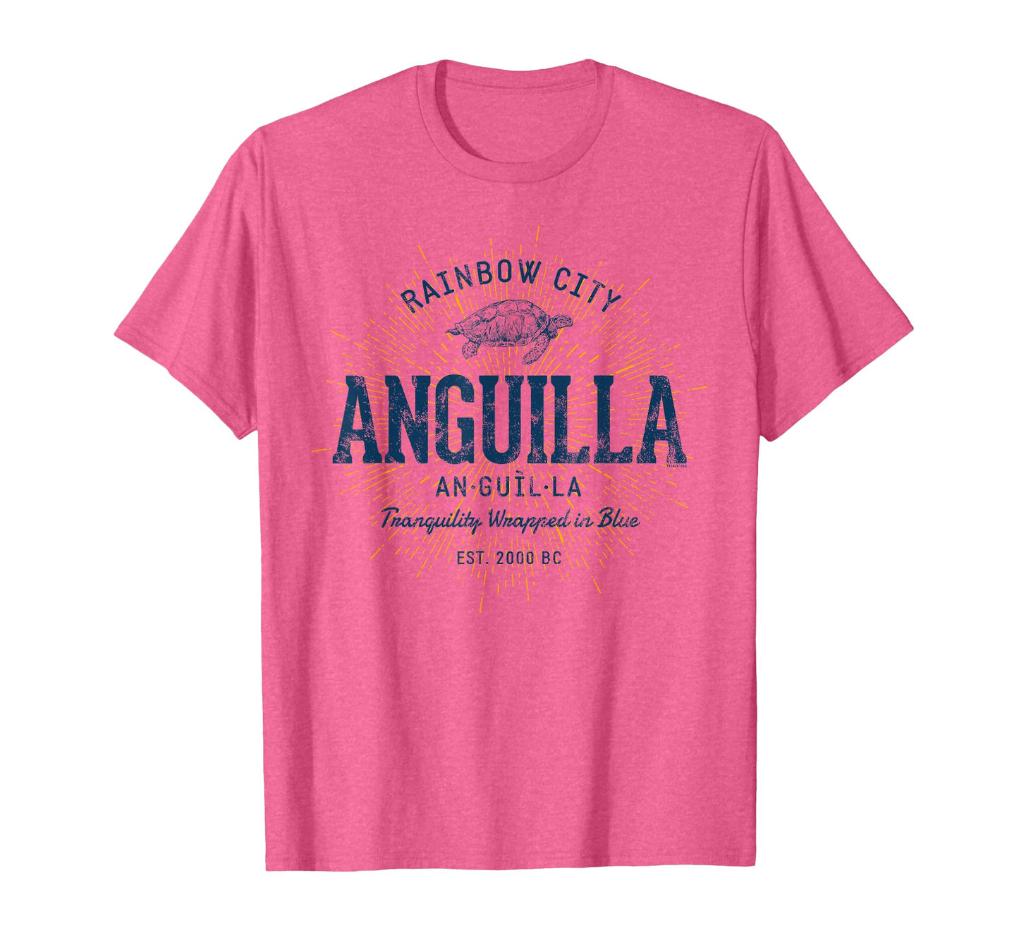 Anguilla Retro Style Vintage Anguilla T-Shirt