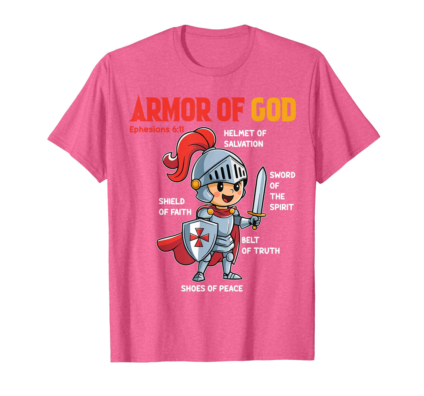 Toddler Boy Armor Of God Brother Son Men Kid Christian Jesus T-Shirt