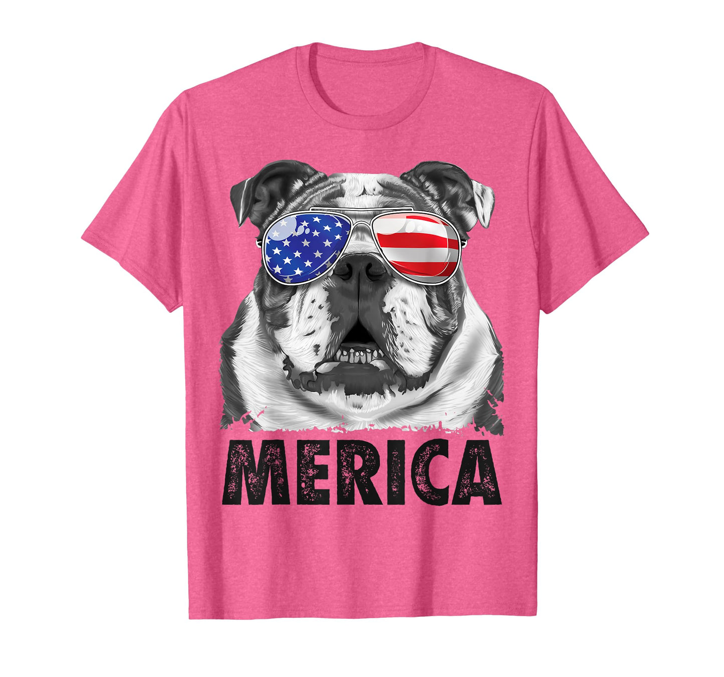 English Bulldog 4th of July Shirt Merica Men Women American T-Shirt