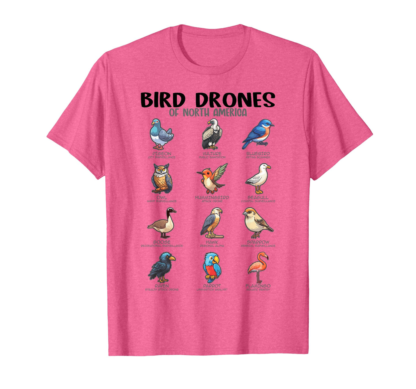 Bird Drones Of North America, Ornithologist Ornithology T-Shirt