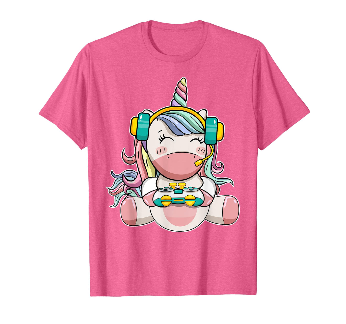 Gamer Girl Unicorn Gaming Cute Video Game Women Kids Girls T-Shirt