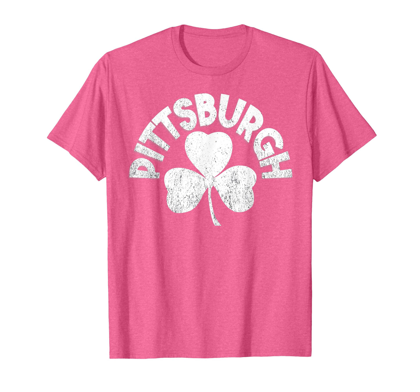 Pittsburgh St Patricks Day Distressed Irish Pittsburgh T-Shirt