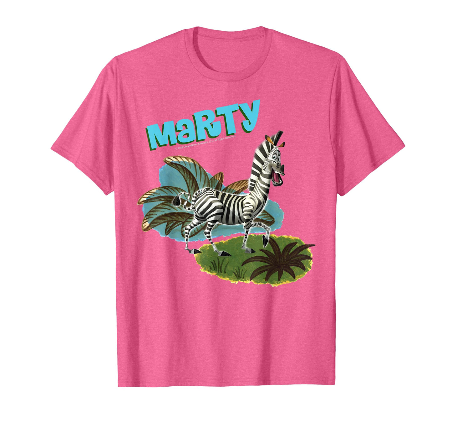 Madagascar Marty Painted Grass Poster T-Shirt