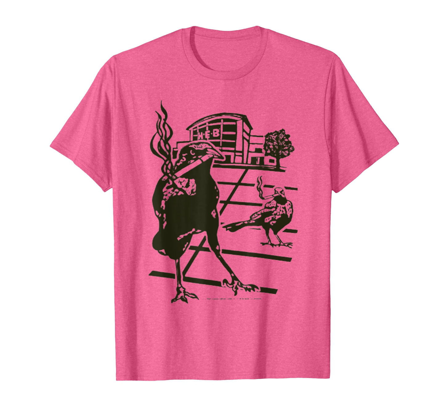 Smoking Grackle Bird T-Shirt