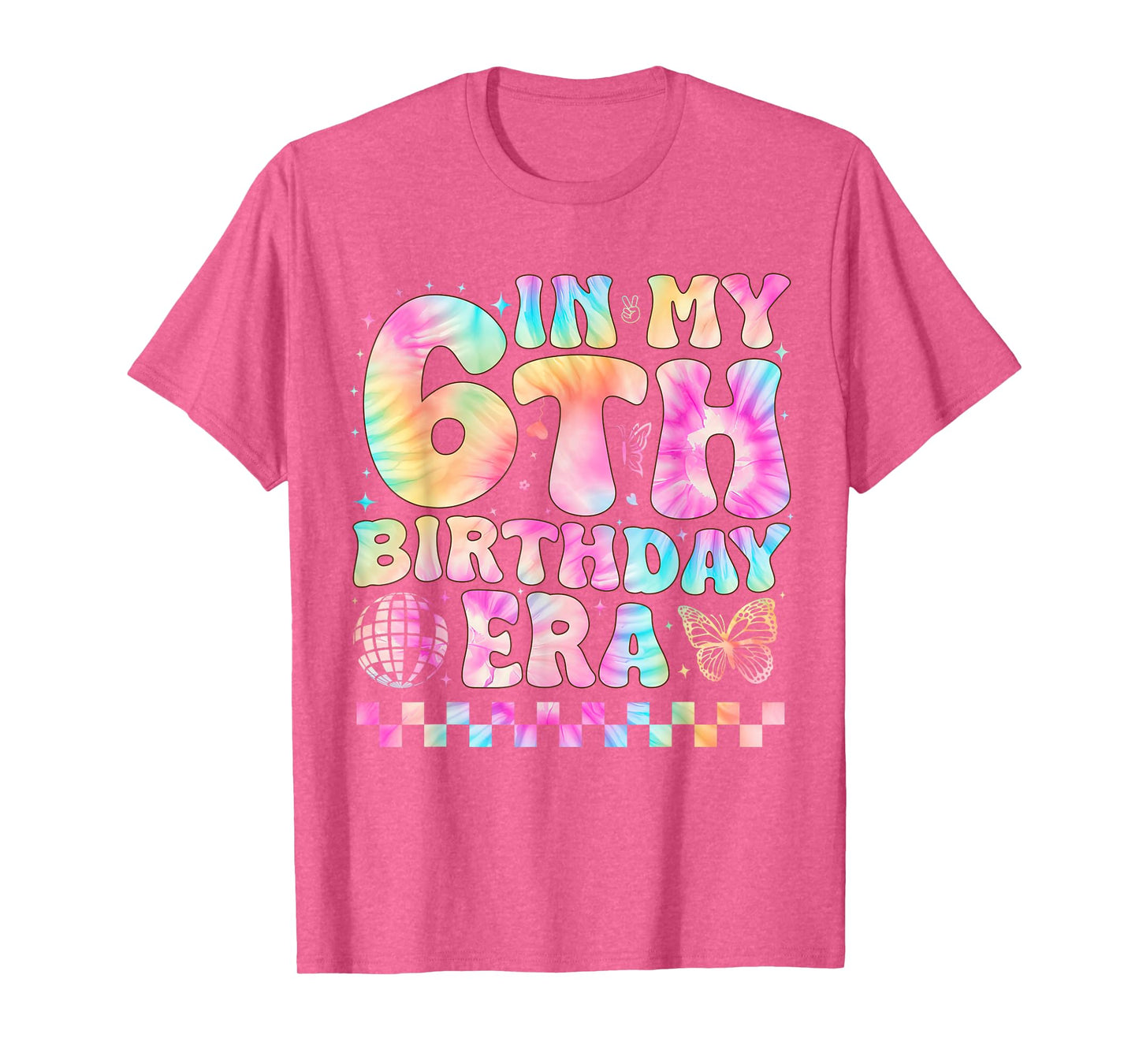 In My 6th Birthday Era Girl Gifts Six Bday 6 Year Old Girl T-Shirt