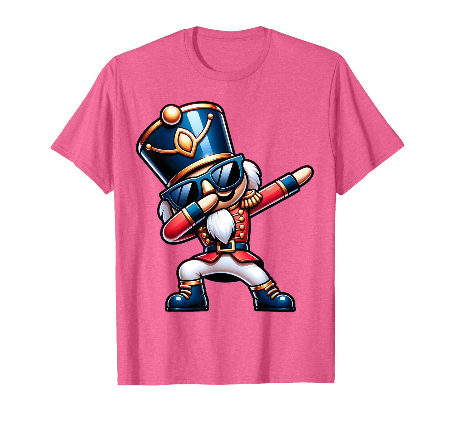 Christmas Nutcracker Dabbing Boys Santa Xmas Funny T-Shirt