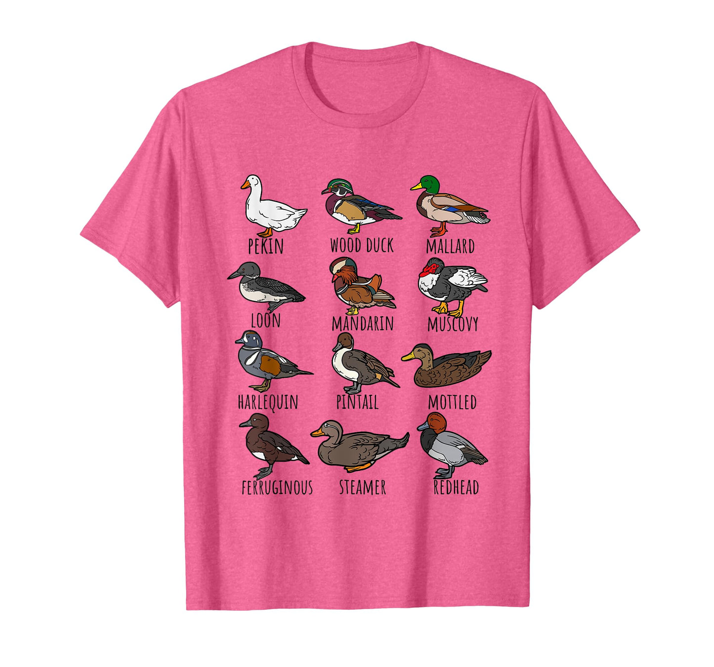 Types Of Ducks breeds Collection,Cute identification Duck T-Shirt