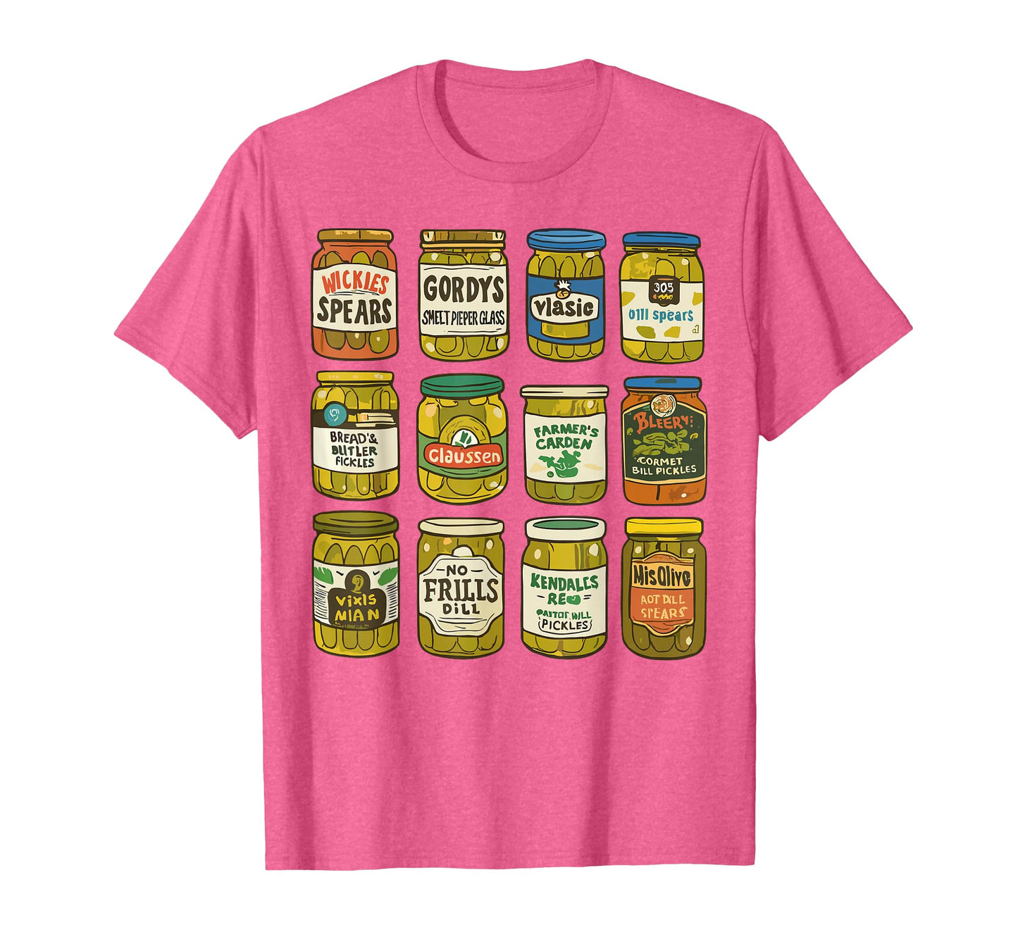 Retro Canned Pickles Jar Canning Season Pickle Jar Women Men T-Shirt