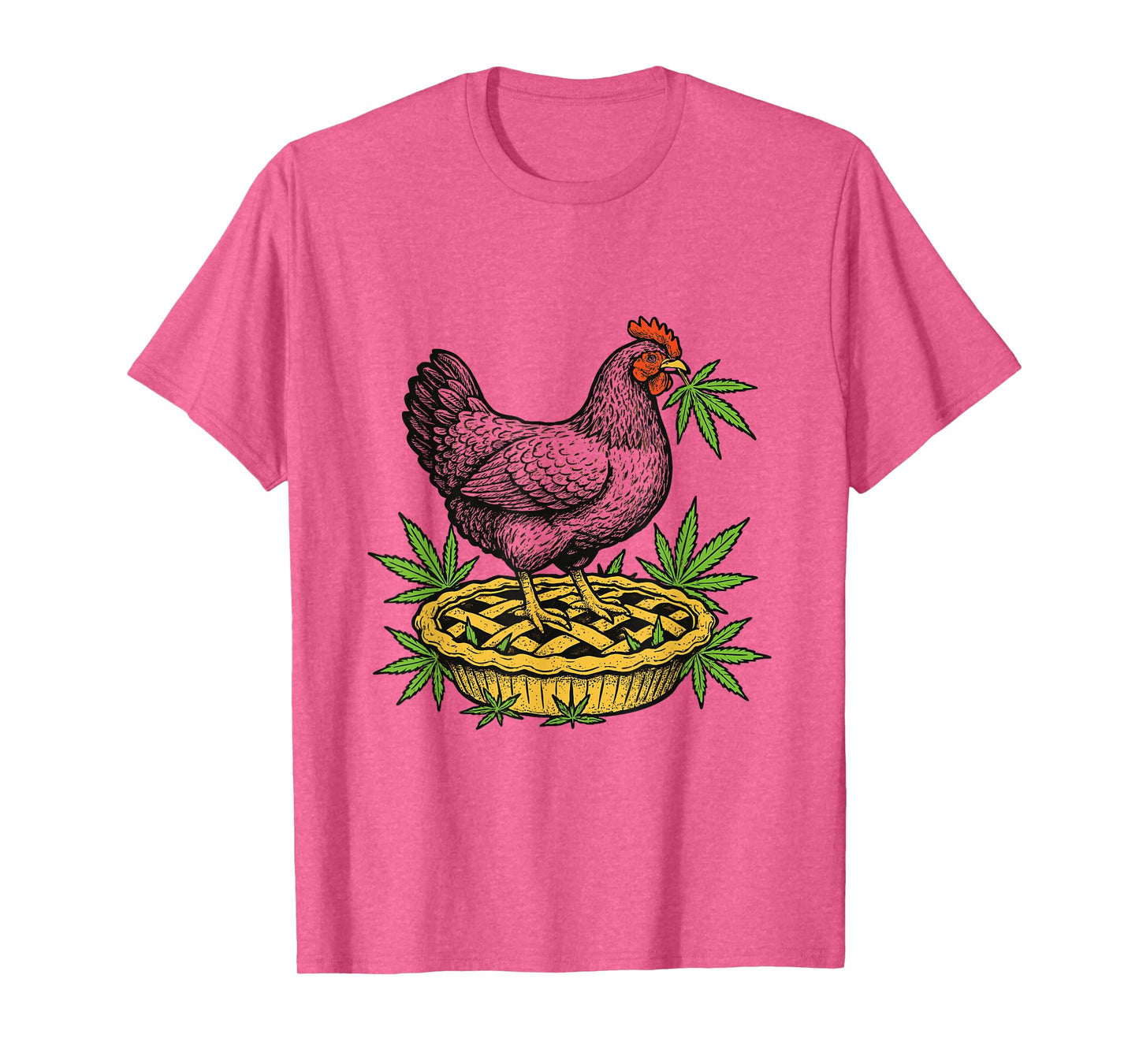 Chicken Pot Pie Marijuana Funny Cannabis Pun T-Shirt