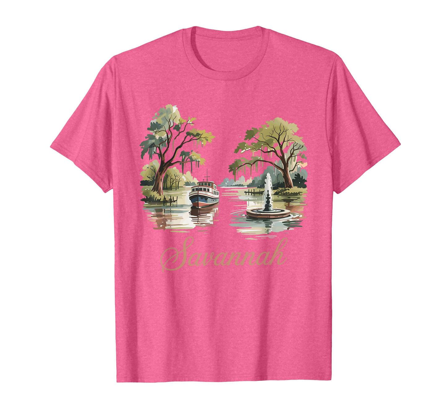 Historic Savannah Georgia Vintage Southern City T-Shirt