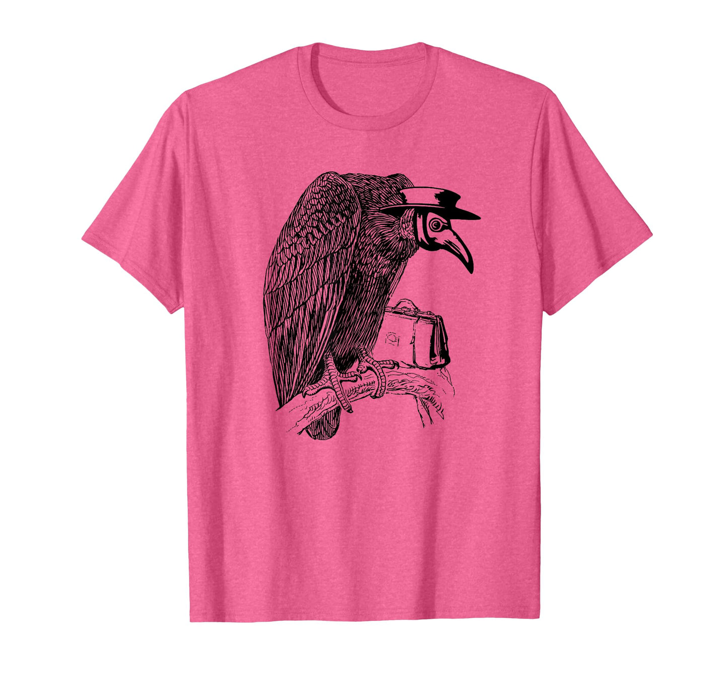 Vulture Plague Doctor Medieval Macabre T-Shirt