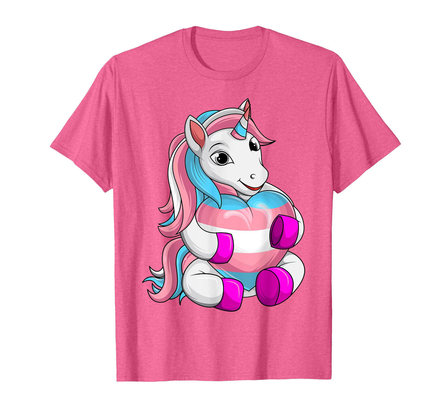 Transgender Pride Unicorn LGBT Trans Flag T-Shirt