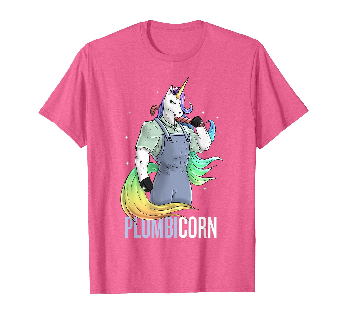 Plumber Unicorn Plumbicorn Plumbing Pun Handyman Funny T-Shirt