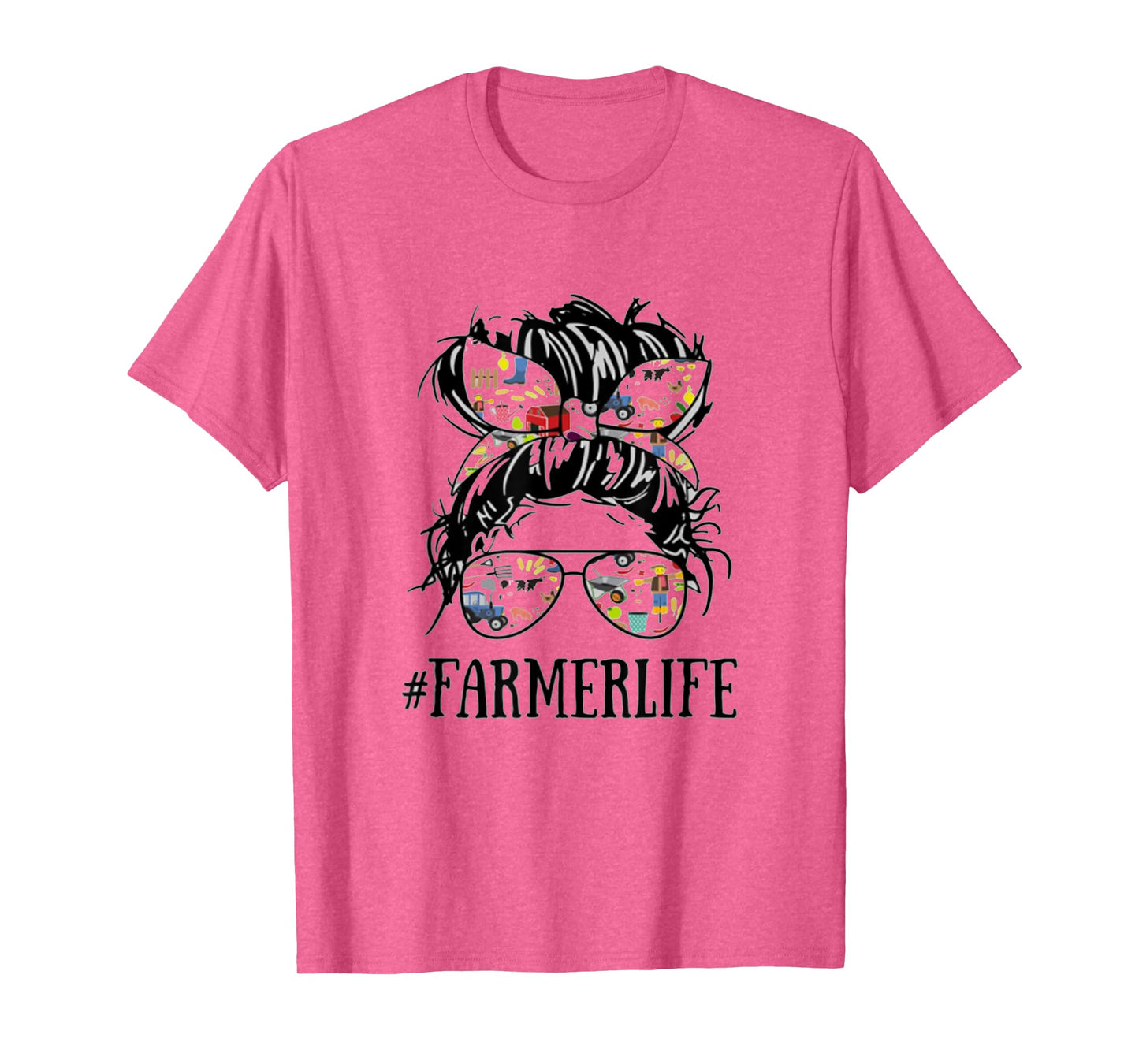 Farmers and Farming lovers gift Women's Farm Life Farmer Life For Farmer Girl Farming T-Shirt