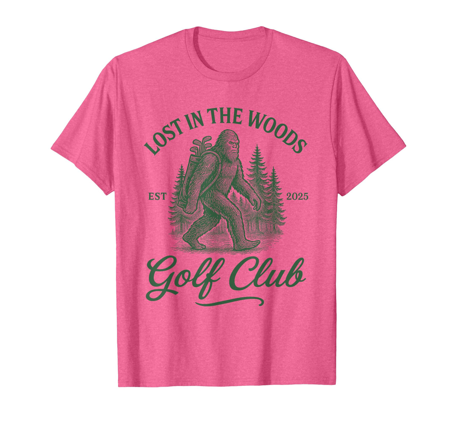 Bigfoot Golfing Sasquatch Golf for Men & Women Golfer T-Shirt