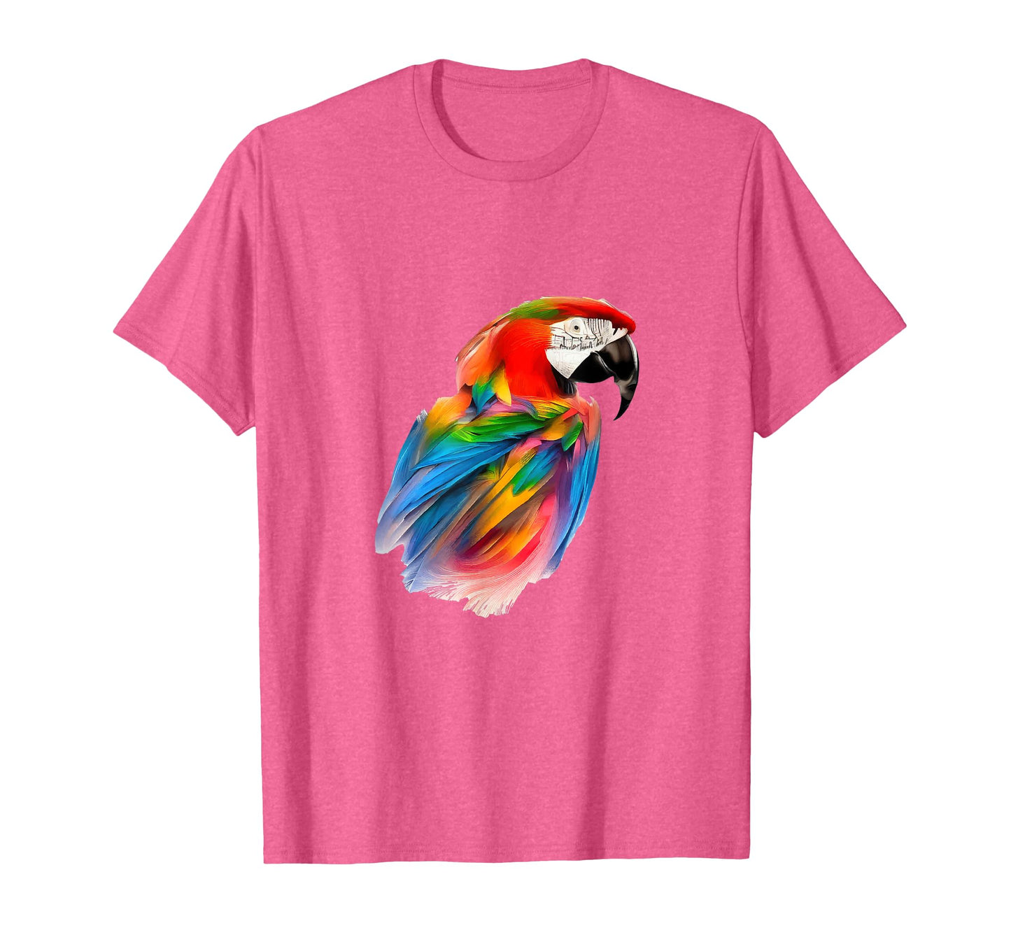 Red Macaw Parrot Colourful Bird Macaw Kanga Scarlet Macaw T-Shirt