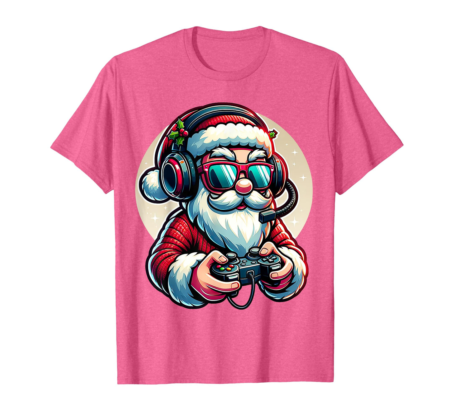 Christmas Gamer Boys Video Game Santa Xmas T-Shirt