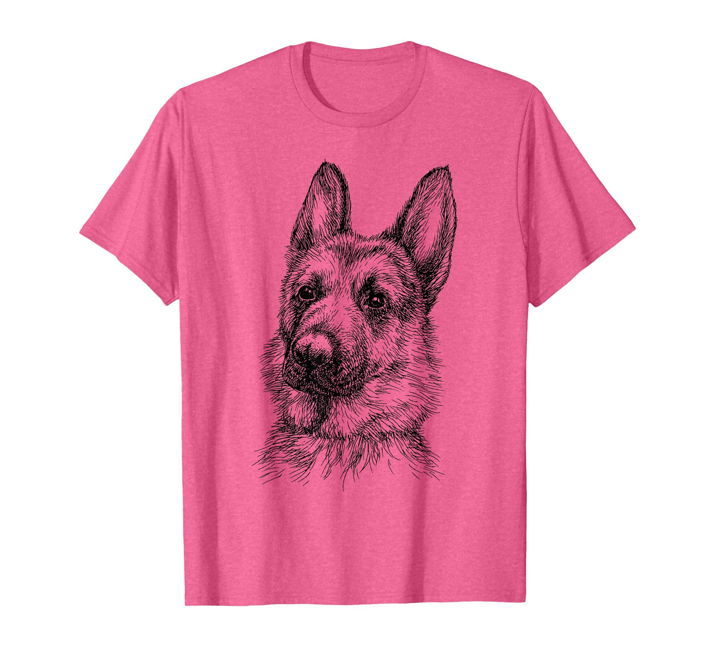 Portrait Drawing German Shepherd for Dog Owners T-Shirt