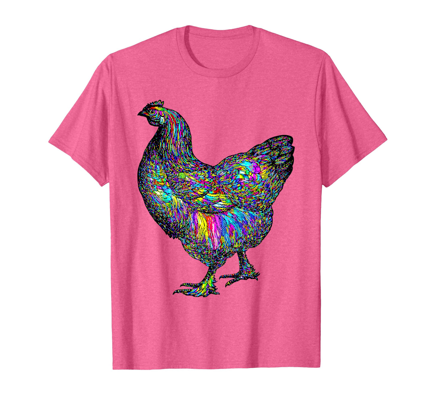 Psychedelic Chicken Bird T-Shirt
