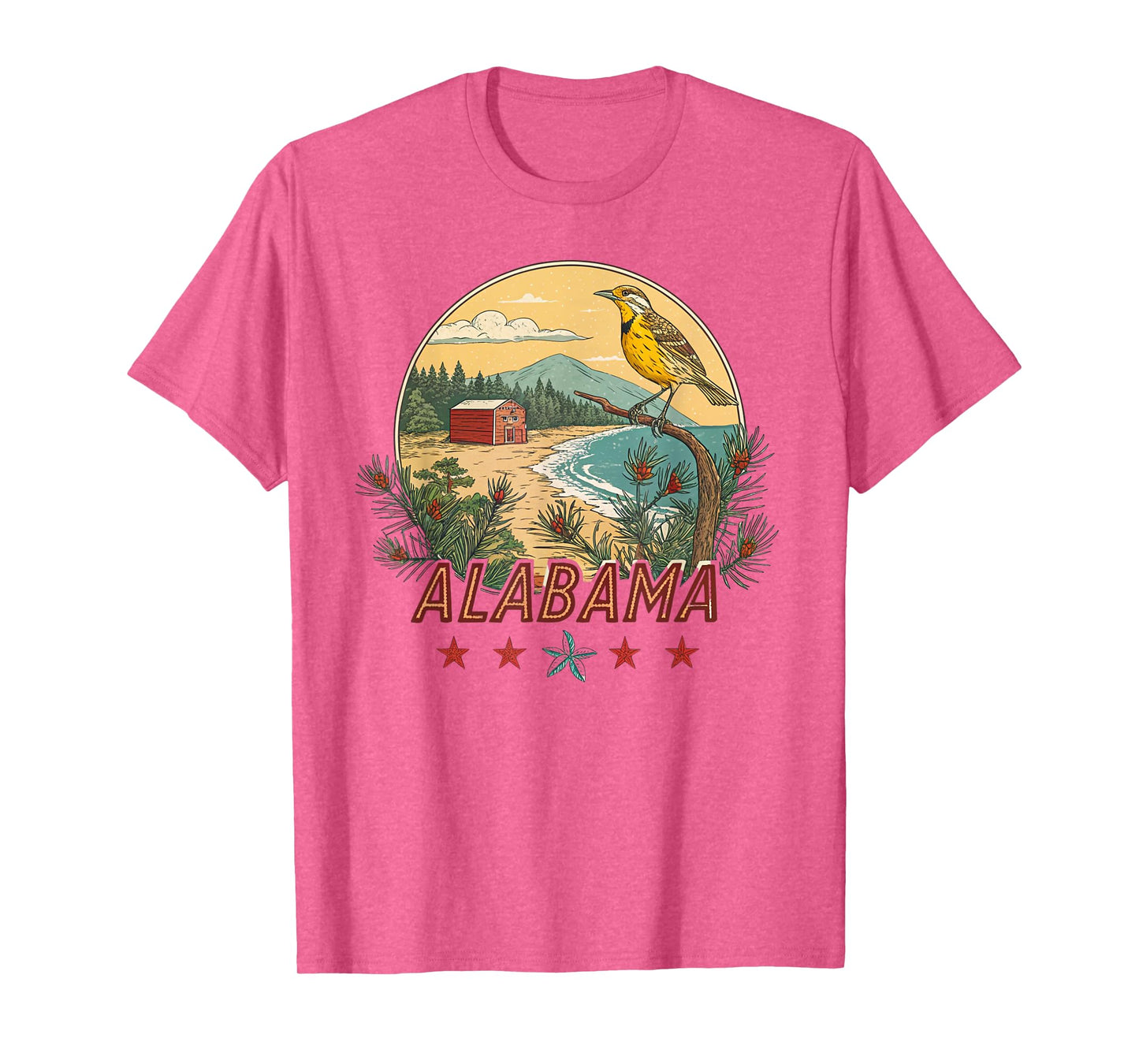 Retro Vintage Sweet Alabama Yellowhammer Souvenir T-Shirt