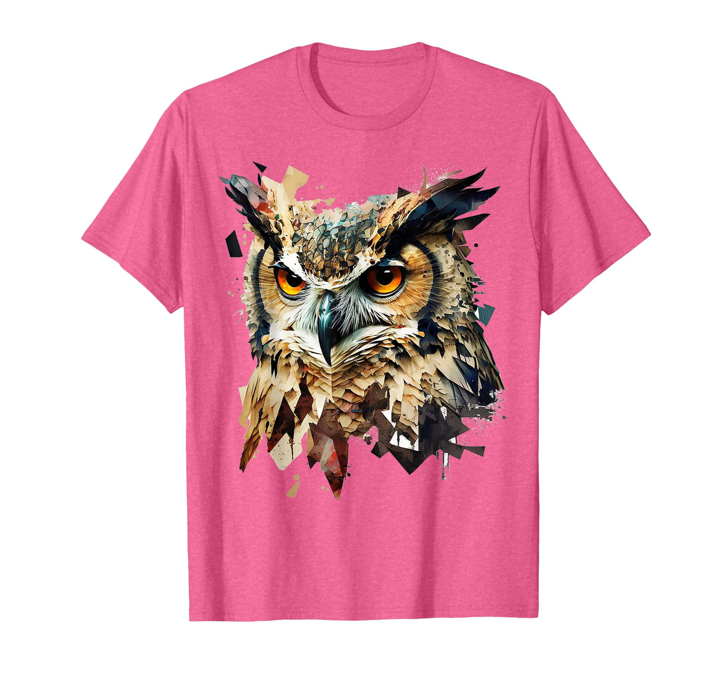 Art abstract owl bird animals T-Shirt