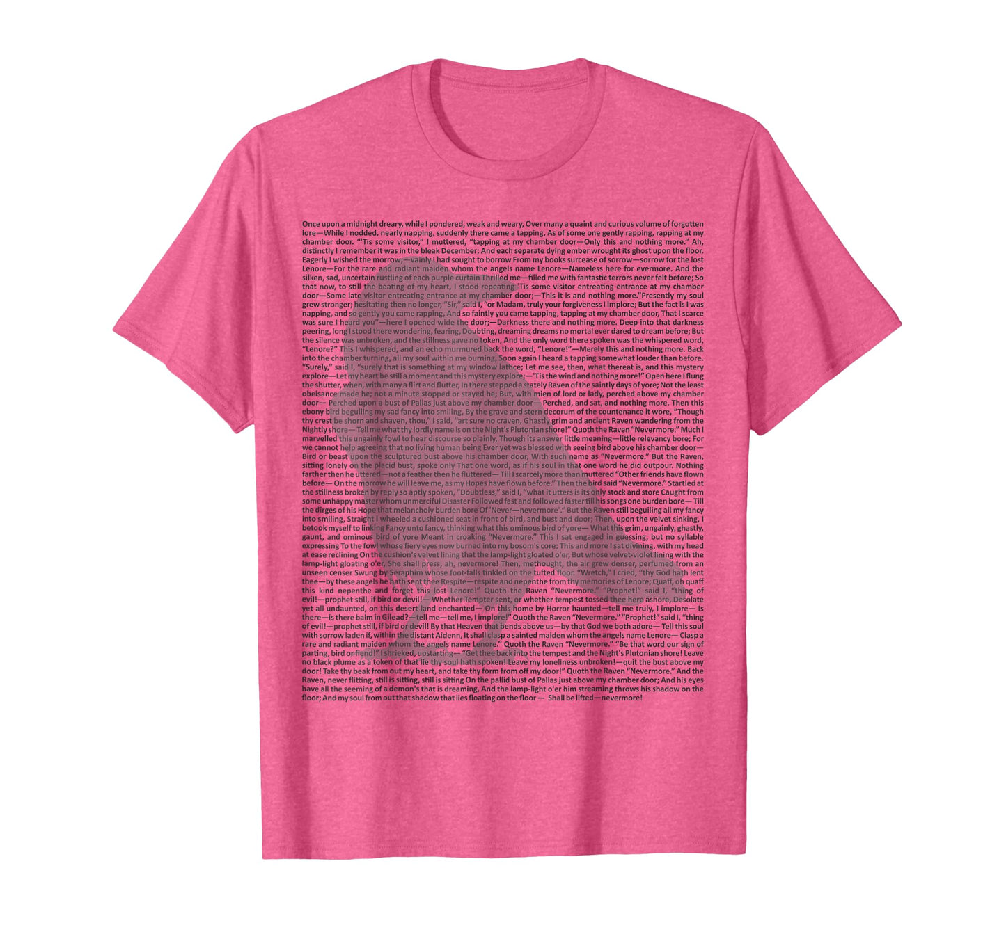 Edgar Allan Poe Poem - The Raven 1 - EAP Tribute Fan T-Shirt T-Shirt
