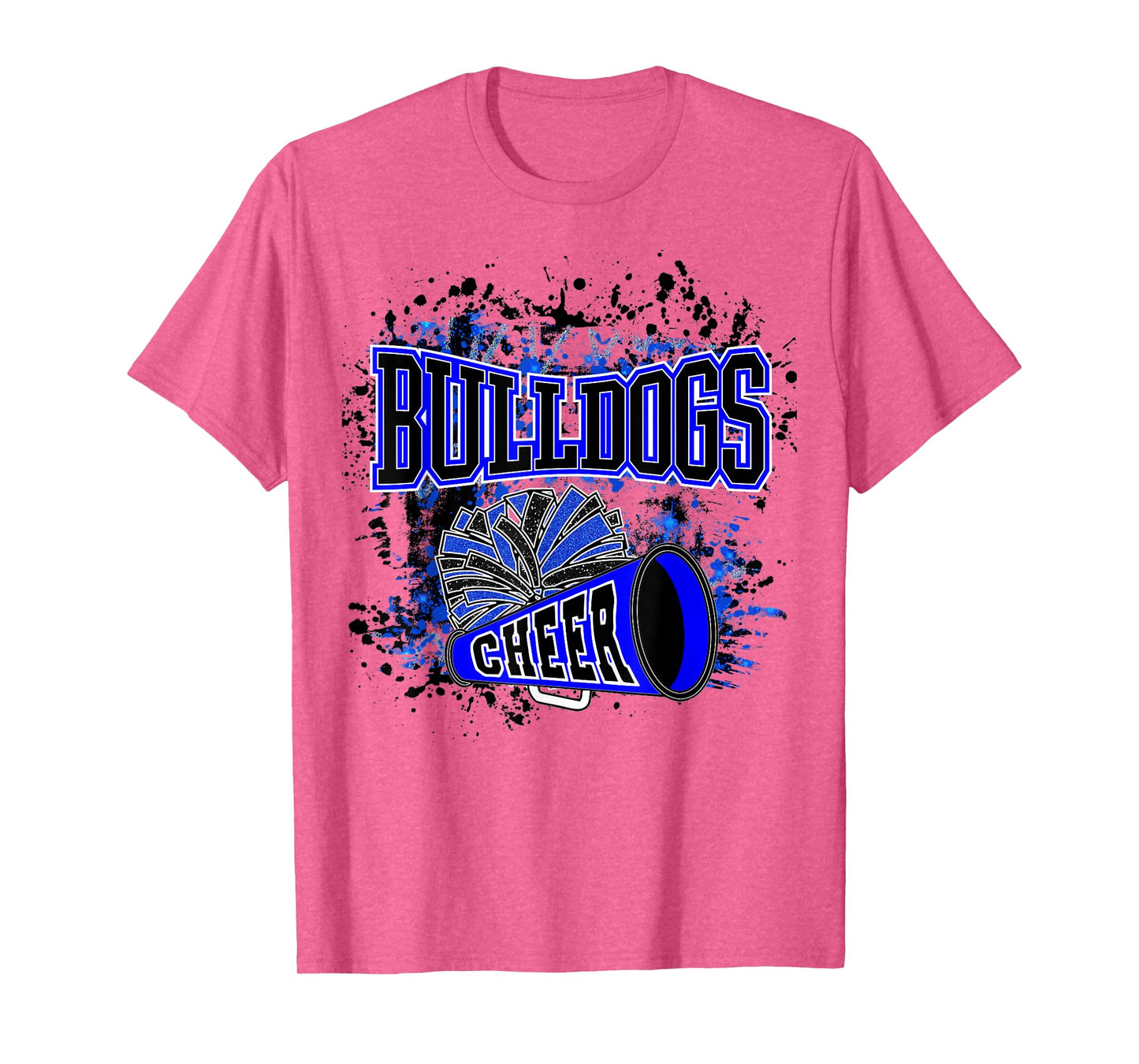 Go Bulldogs Cheer Women Bulldogs Girls School Spirit T-Shirt