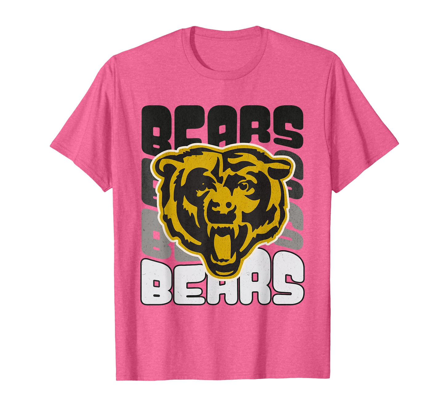 Bear Mascot School Spirit Sports Team Logo Mom Football Game T-Shirt