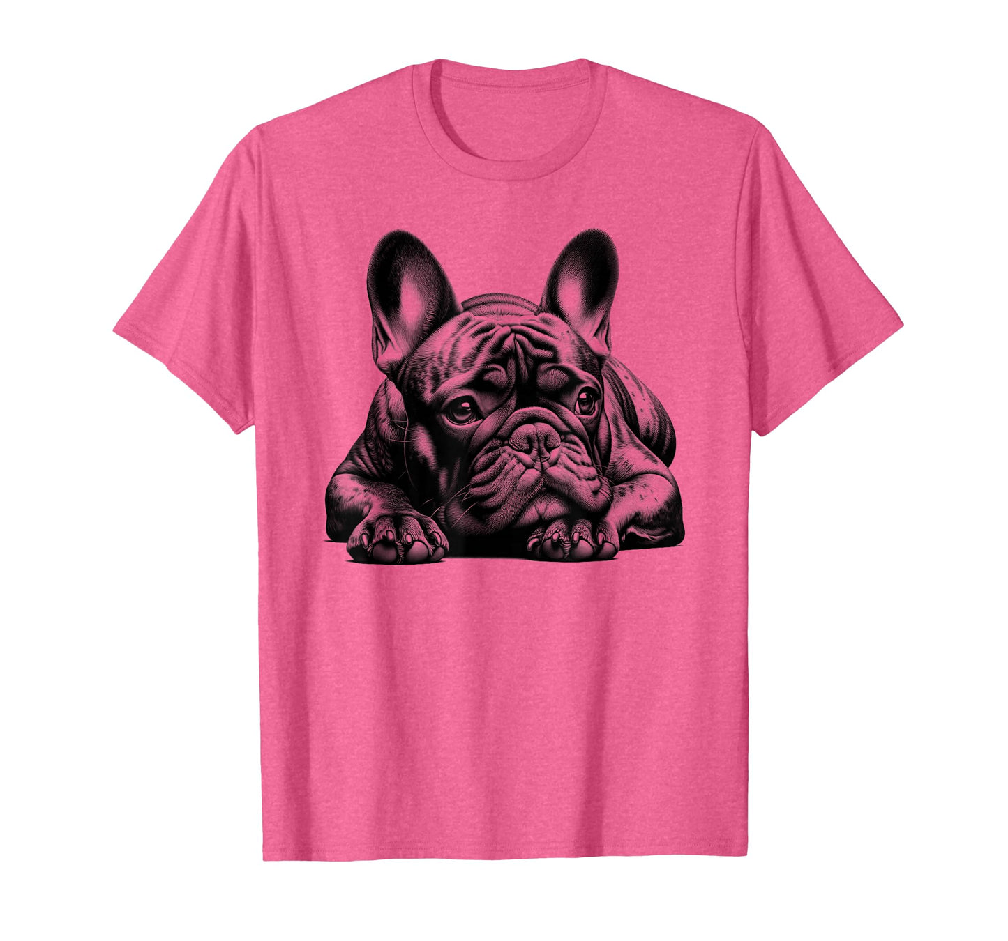 Dreamy French Bulldog in Lying Pose T-Shirt