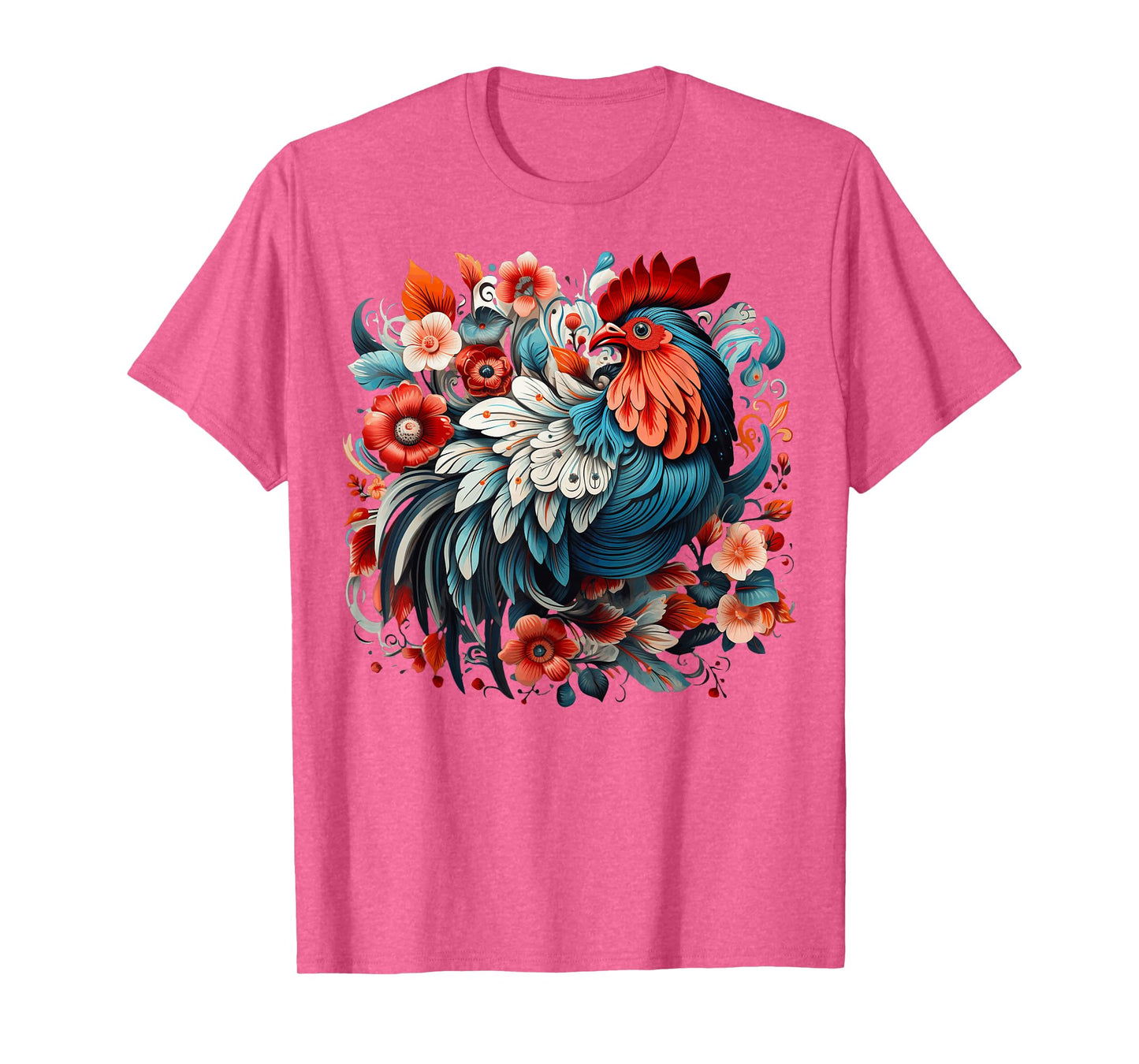 Chicken Floral T-Shirt