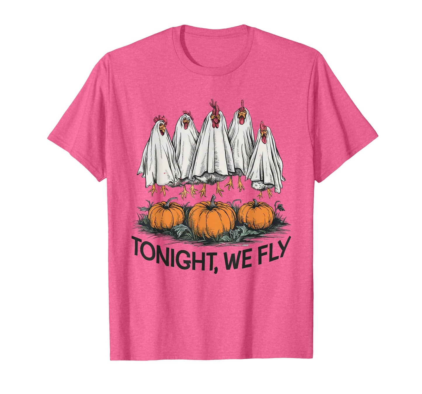 Tonight We Fly Funny Halloween Costume Chicken Farm Fall T-Shirt