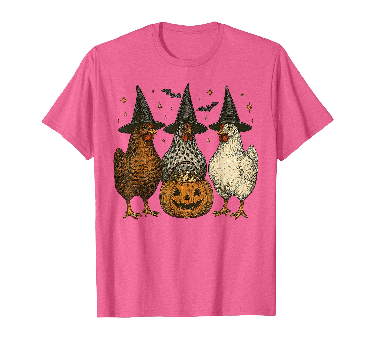 Chickens Spooky Halloween Costumes Vintage for Men Women Kid T-Shirt