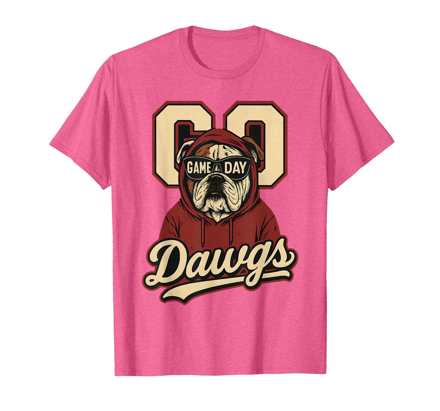 Bulldogs Graphic Go Dawg Men Women Kid Boy Girl T-Shirt