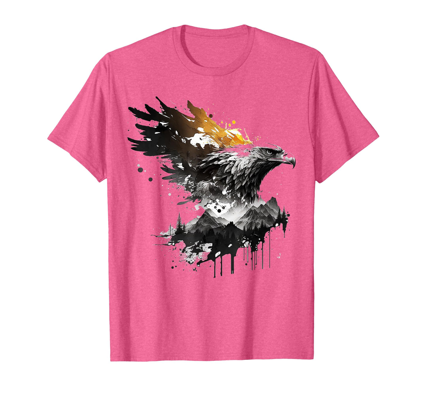 Art eagle bird motif animal T-Shirt