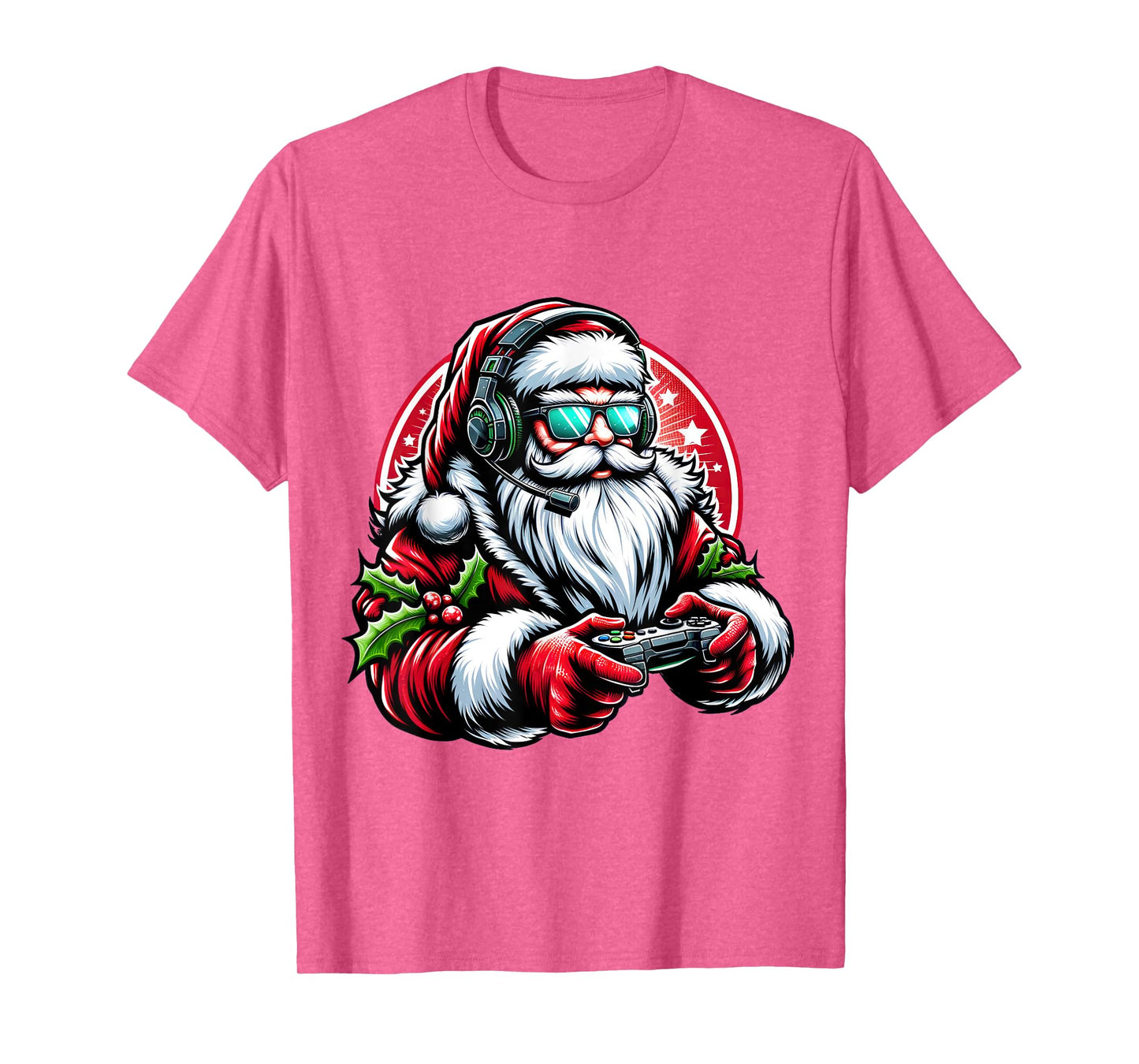 Christmas Gamer Boys Video Game Santa Xmas T-Shirt