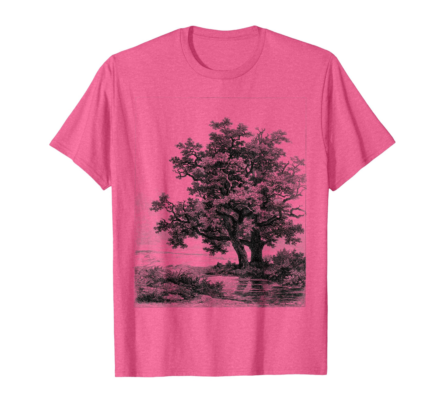 Vintage Eiche Natural Oak Tree Woodsman T-Shirt