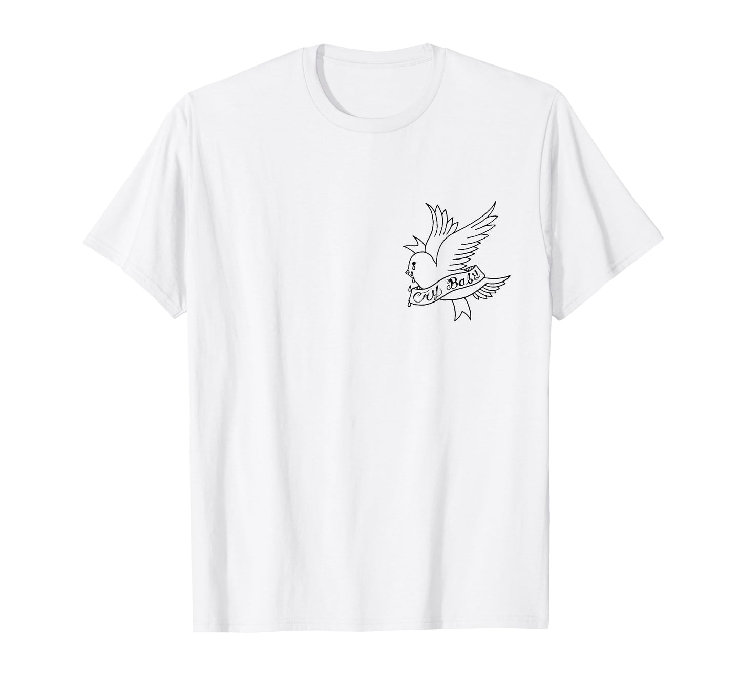 Cry Baby Aesthetic Tattoo Crybaby Bird T-Shirt