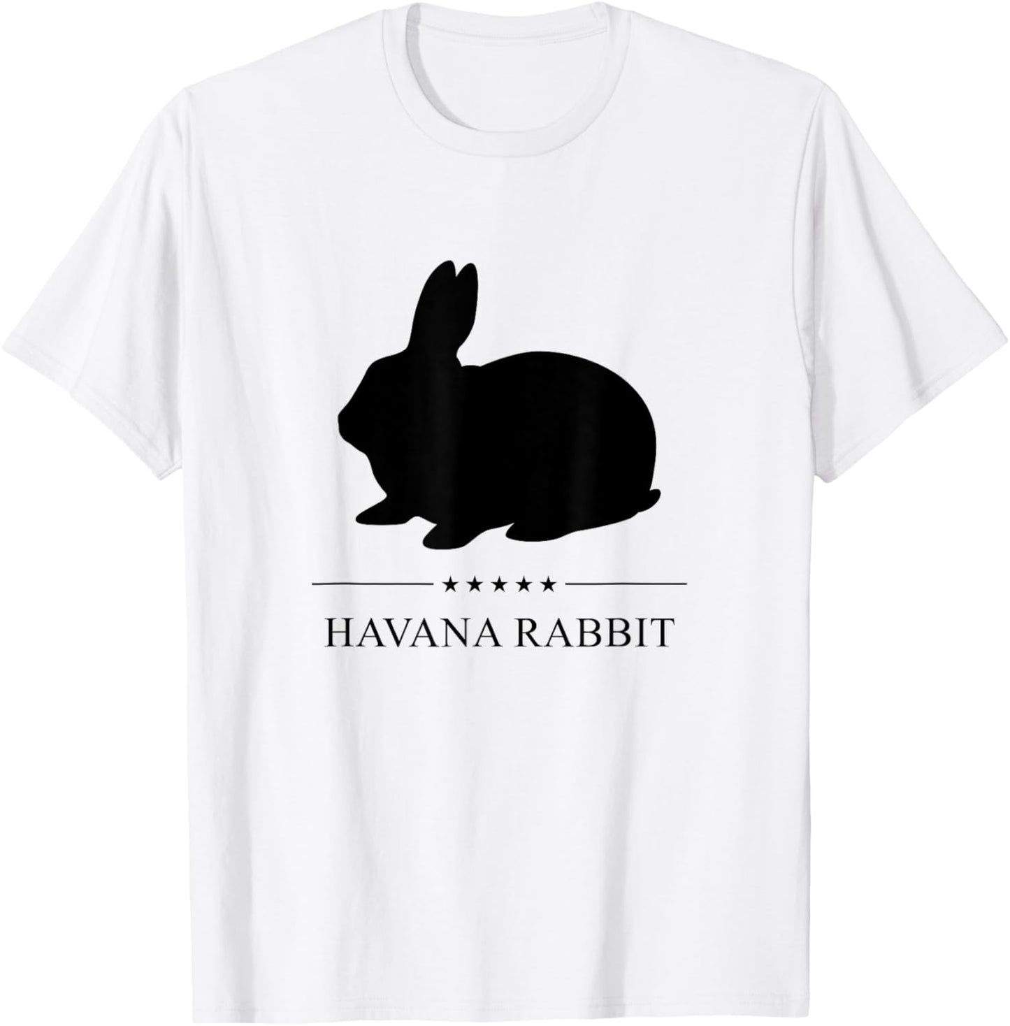 Havana Rabbit Black Silhouette T-Shirt