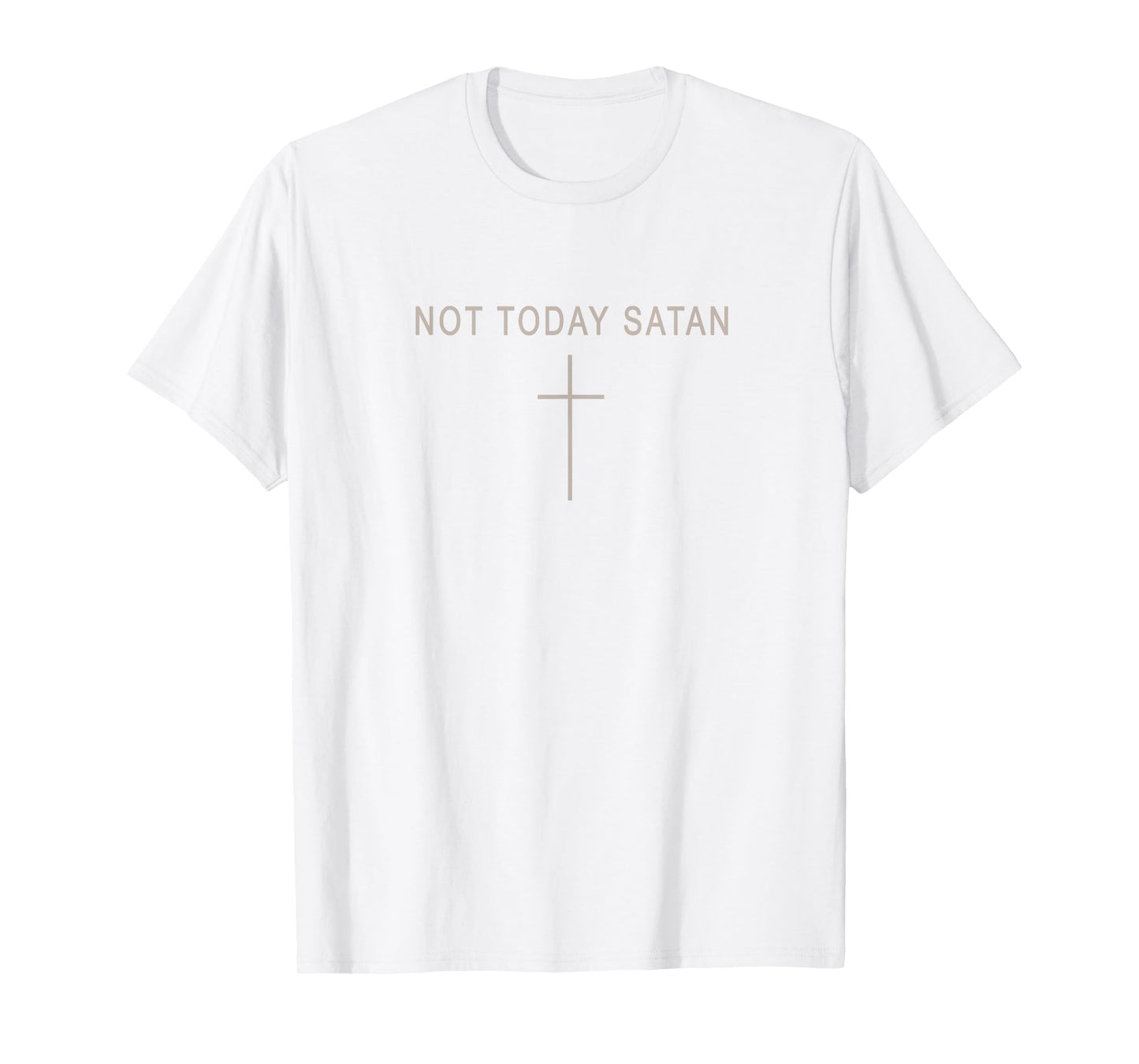 Teen Girl Not Today Satan Christian Minimalist Toddler God T-Shirt