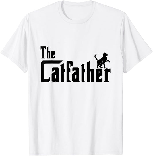 The Cat Dad - Father of a sweet little cat - The Catfather T-Shirt