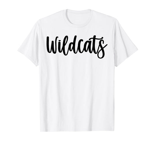 Wildcats School Spirit Team Mascot Game Night T-Shirt