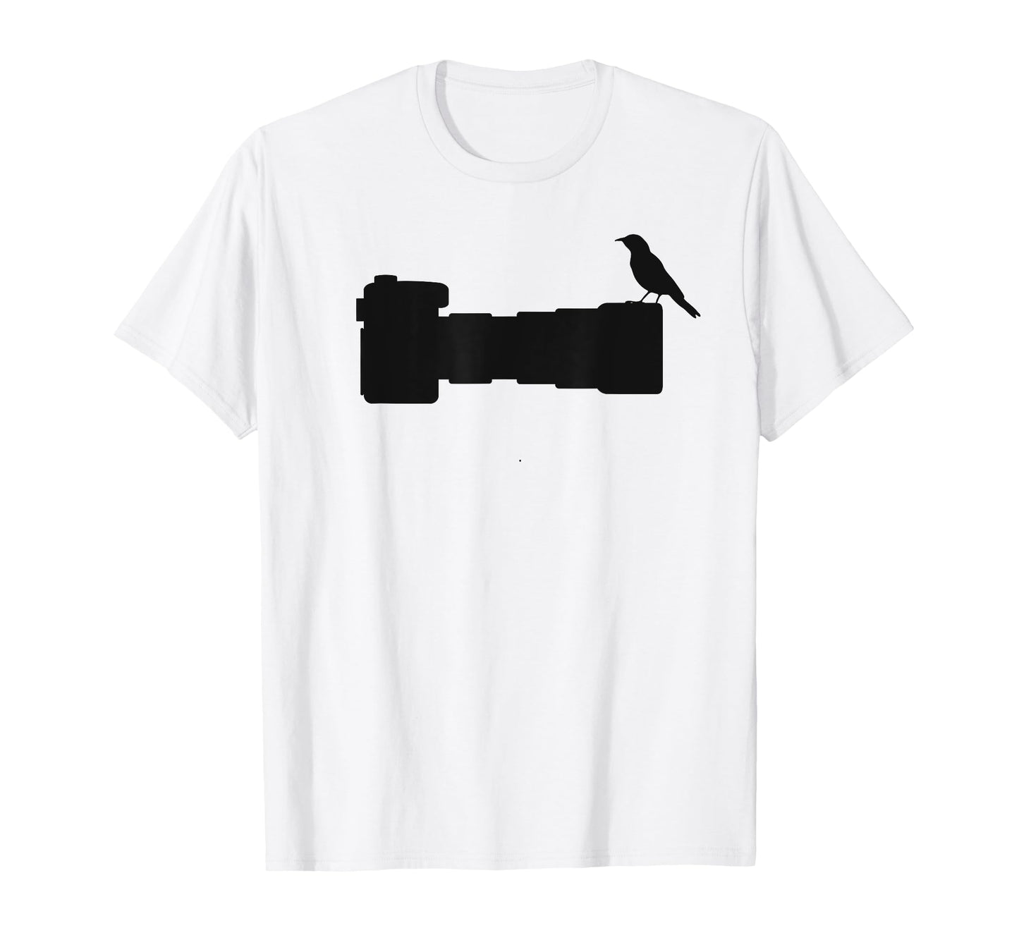 Bree's Bird Watching T Shirts Bird on Long Lens Camera Bird Photographer Photography T-Shirt