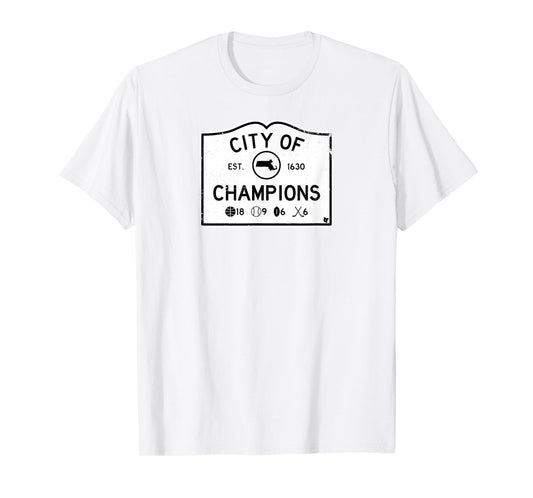 City of Champions - Boston Sports T-Shirt