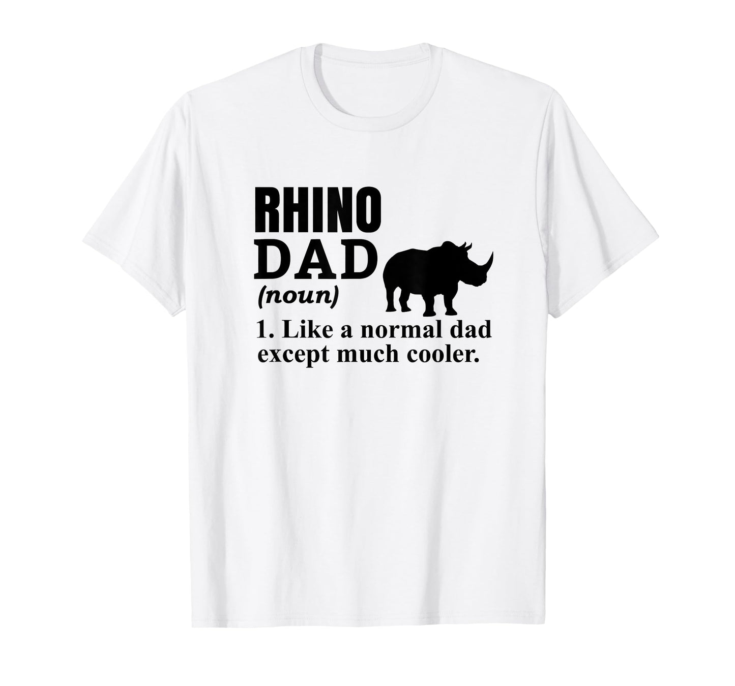 Rhino Dad Chubby Unicorns Fat Rhino T-Shirt