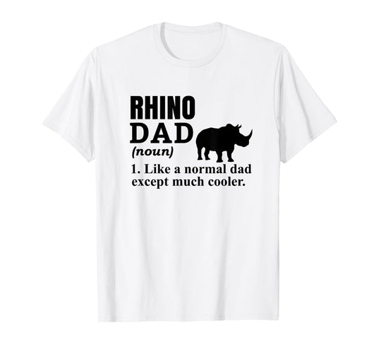 Rhino Dad Chubby Unicorns Fat Rhino T-Shirt